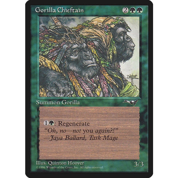 Magic: The Gathering Gorilla Chieftain (2 Gorillas) (94a) Lightly Played