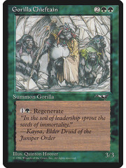 Magic: The Gathering Gorilla Chieftain (4 Gorillas) (94b) Moderately Played