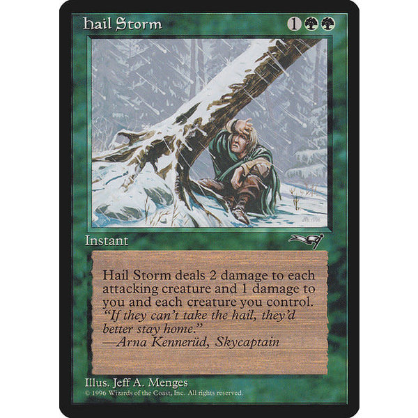 Magic: The Gathering Hail Storm (095) Lightly Played