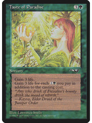 Magic: The Gathering Taste of Paradise (Holding Fruit) (100a) Heavily Played