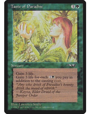 Magic: The Gathering Taste of Paradise (Holding Fruit) (100a) Heavily Played