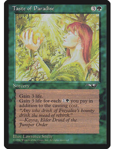 Magic: The Gathering Taste of Paradise (Holding Fruit) (100a) Lightly Played