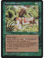 Magic: The Gathering Taste of Paradise (100b) Damaged