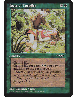 Magic: The Gathering Taste of Paradise (100b) Damaged