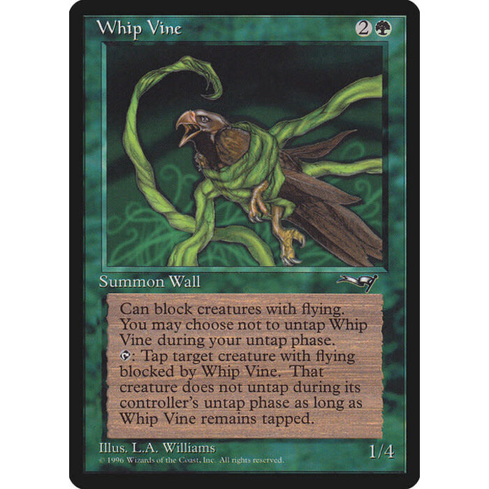 Magic: The Gathering Whip Vine (Ensnared Bird) (103b) Moderately Played