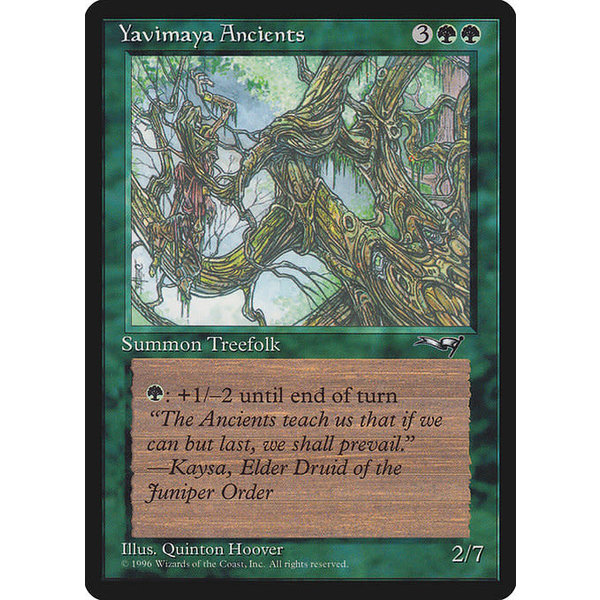 Magic: The Gathering Yavimaya Ancients (104a) Moderately Played