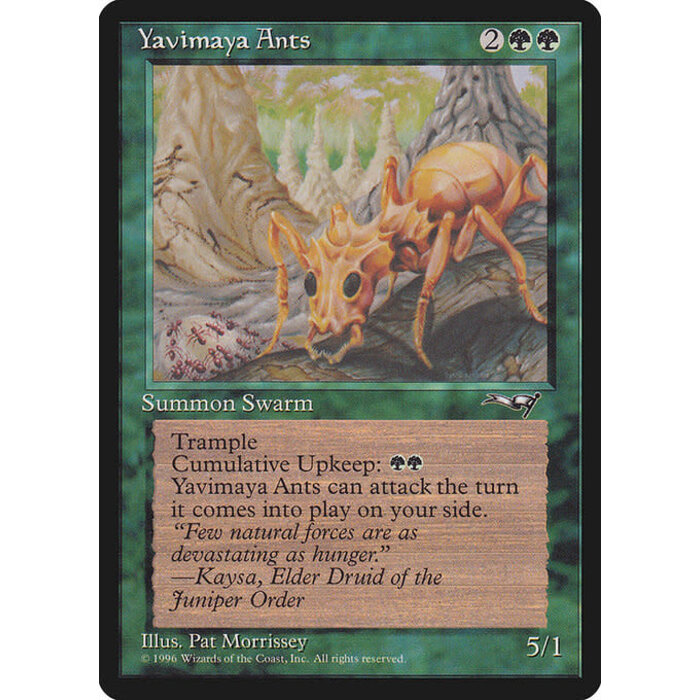 Magic: The Gathering Yavimaya Ants (105) Lightly Played