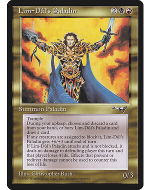 Magic: The Gathering Lim-Dul's Paladin (108) Damaged