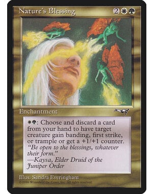 Magic: The Gathering Nature's Blessing (110) Damaged - Italian