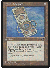 Magic: The Gathering Mystic Compass (124) Moderately Played