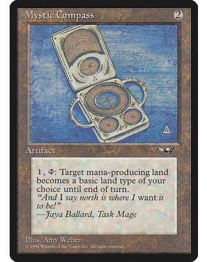 Magic: The Gathering Mystic Compass (124) Moderately Played