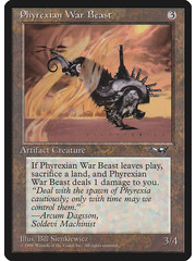 Magic: The Gathering Phyrexian War Beast (Facing Right) (127a) Moderately Played