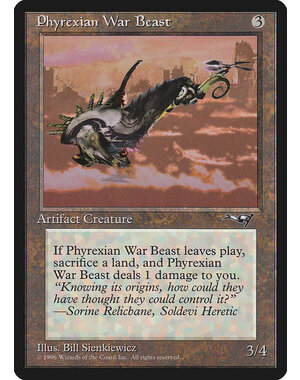 Magic: The Gathering Phyrexian War Beast (127b) Moderately Played