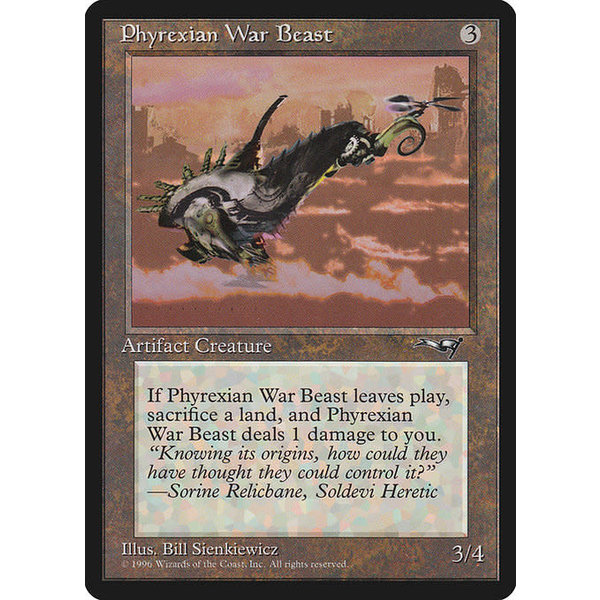 Magic: The Gathering Phyrexian War Beast (127b) Moderately Played