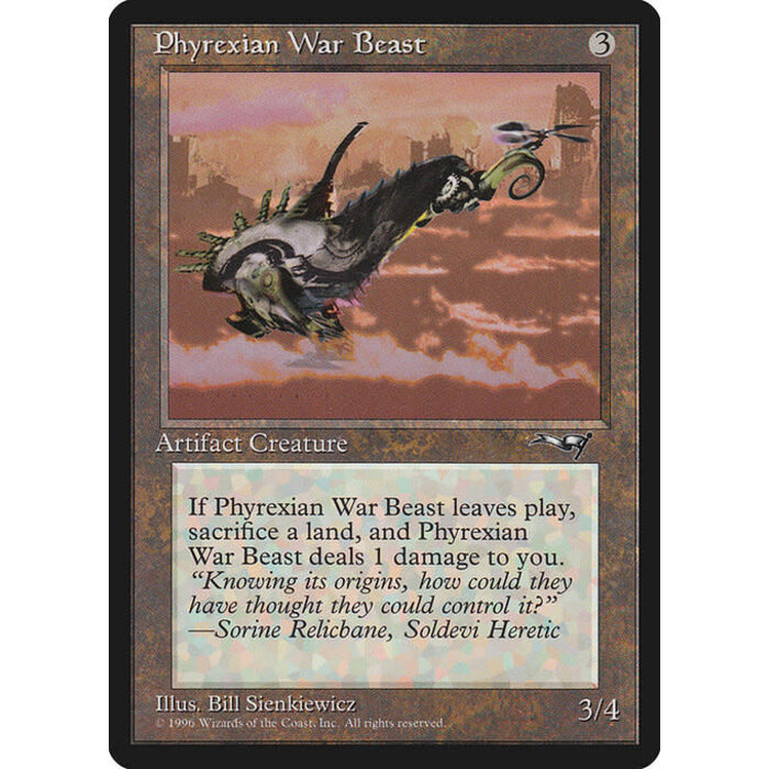 Magic: The Gathering Phyrexian War Beast (127b) Moderately Played