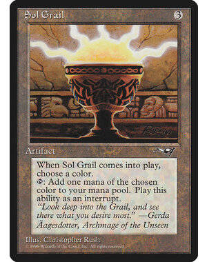 Magic: The Gathering Sol Grail (130) Heavily Played