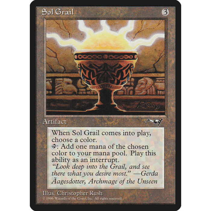 Magic: The Gathering Sol Grail (130) Heavily Played