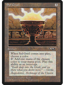 Magic: The Gathering Sol Grail (130) Moderately Played