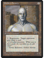 Magic: The Gathering Soldevi Sentry (Close-Up) (132a) Moderately Played