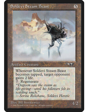 Magic: The Gathering Soldevi Steam Beast (133a) Moderately Played