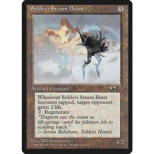 Magic: The Gathering Soldevi Steam Beast (133a) Moderately Played