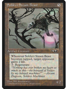 Magic: The Gathering Soldevi Steam Beast (Purple Sun) (133b) Moderately Played