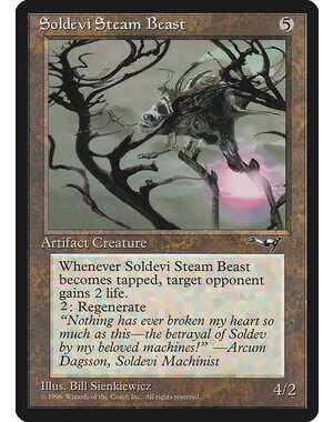 Magic: The Gathering Soldevi Steam Beast (Purple Sun) (133b) Moderately Played