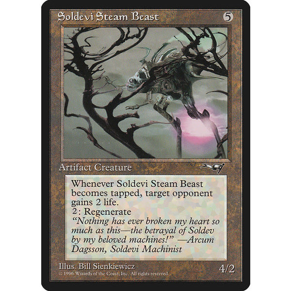 Magic: The Gathering Soldevi Steam Beast (Purple Sun) (133b) Moderately Played