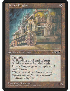 Magic: The Gathering Urza's Engine (135) Damaged