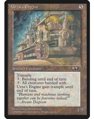 Magic: The Gathering Urza's Engine (135) Damaged