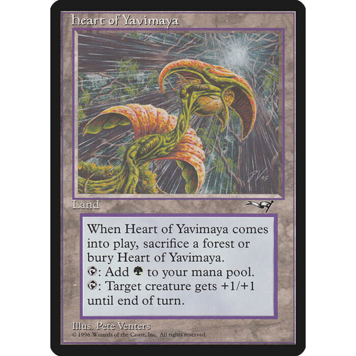 Magic: The Gathering Heart of Yavimaya (138) Moderately Played