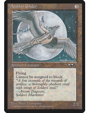 Magic: The Gathering Aesthir Glider (Moon) (116b) Moderately Played