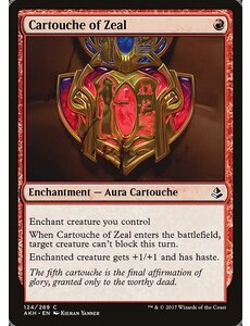 Magic: The Gathering Cartouche of Zeal (124) Lightly Played