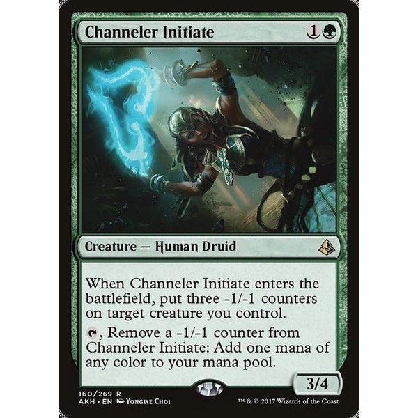 Magic: The Gathering Channeler Initiate (160) Moderately Played