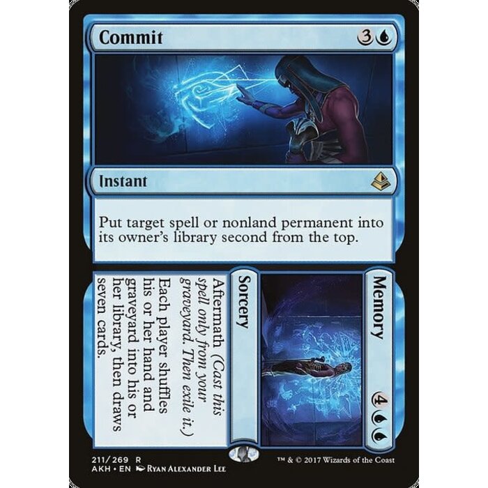 Magic: The Gathering Commit // Memory (211) Near Mint