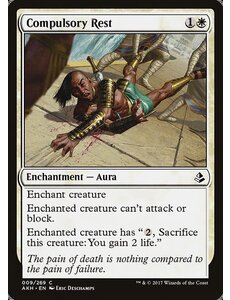 Magic: The Gathering Compulsory Rest (009) Lightly Played Foil