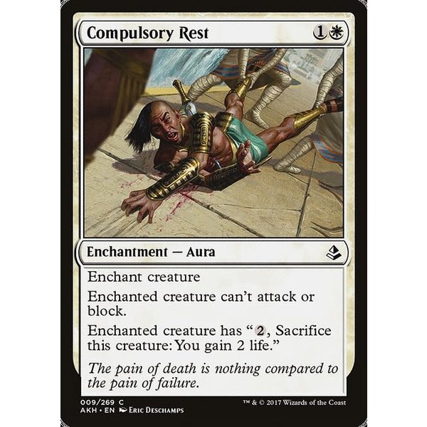 Magic: The Gathering Compulsory Rest (009) Lightly Played Foil