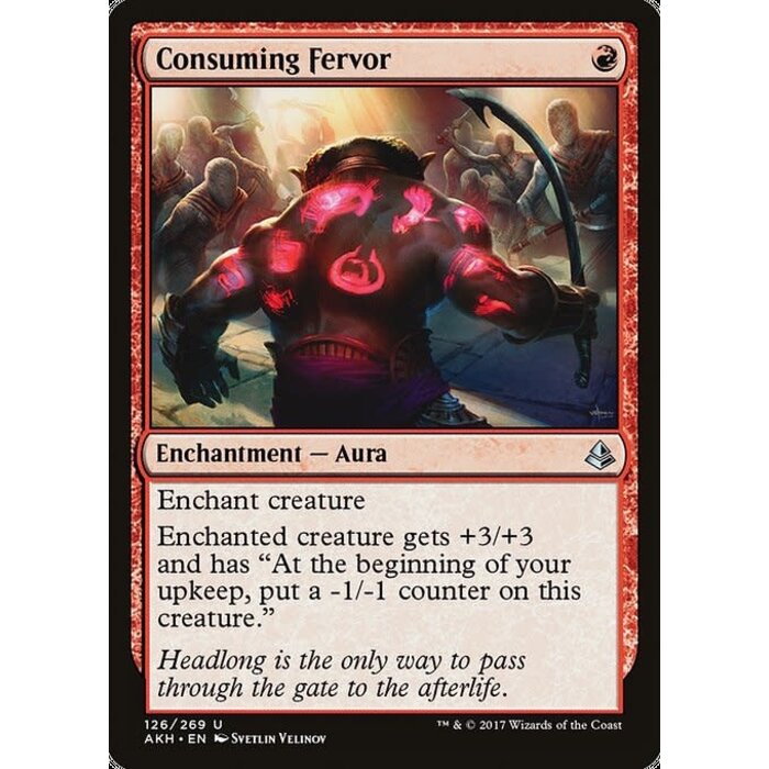 Magic: The Gathering Consuming Fervor (126) Lightly Played