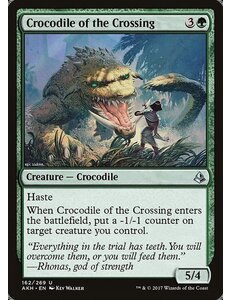 Magic: The Gathering Crocodile of the Crossing (162) Moderately Played