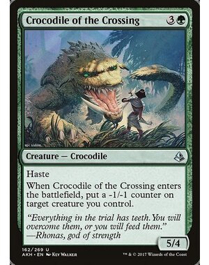 Magic: The Gathering Crocodile of the Crossing (162) Moderately Played