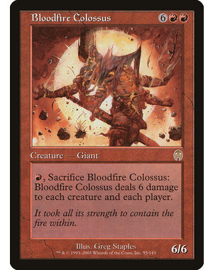 Magic: The Gathering Bloodfire Colossus (055) Lightly Played