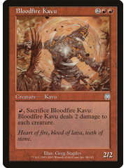 Magic: The Gathering Bloodfire Kavu (058) Moderately Played