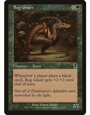 Magic: The Gathering Bog Gnarr (076) Lightly Played