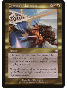 Magic: The Gathering Captain's Maneuver (092) Heavily Played