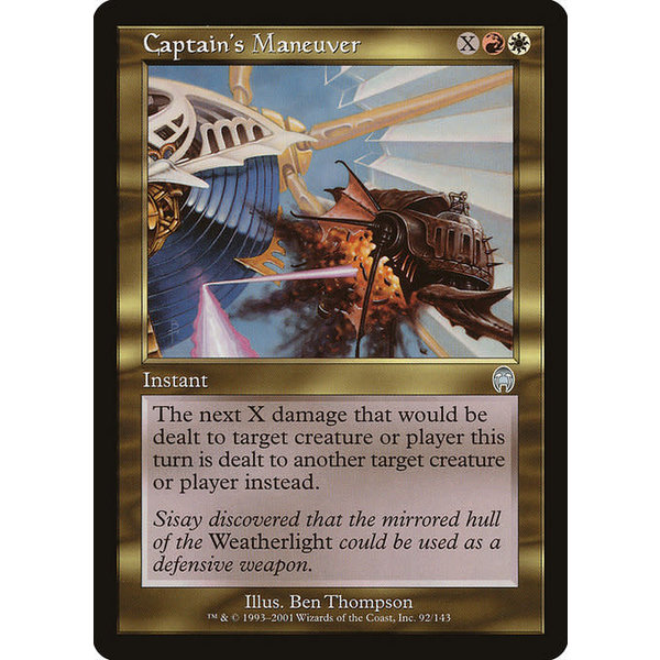Magic: The Gathering Captain's Maneuver (092) Lightly Played