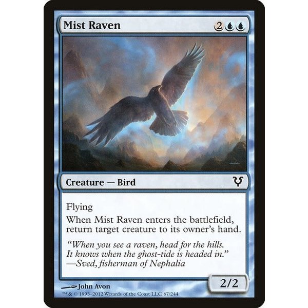 Magic: The Gathering Mist Raven (067) Lightly Played