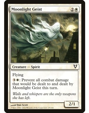 Magic: The Gathering Moonlight Geist (029) Moderately Played