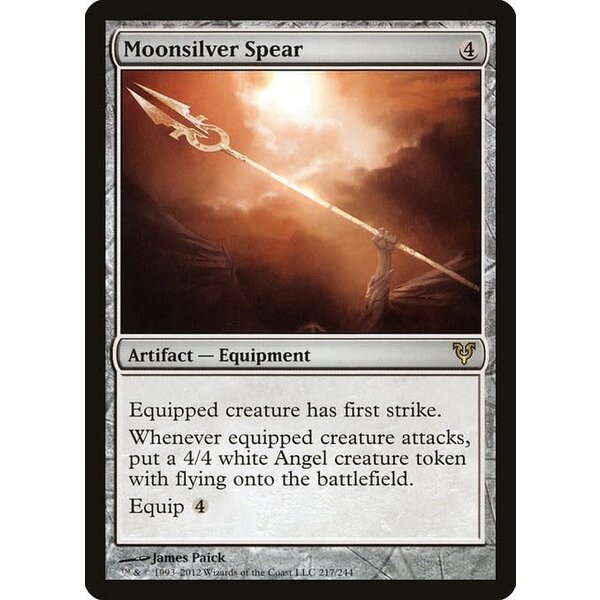 Magic: The Gathering Moonsilver Spear (217) Heavily Played