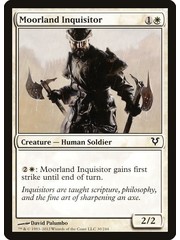 Magic: The Gathering Moorland Inquisitor (030) Moderately Played
