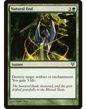 Magic: The Gathering Natural End (185) Heavily Played